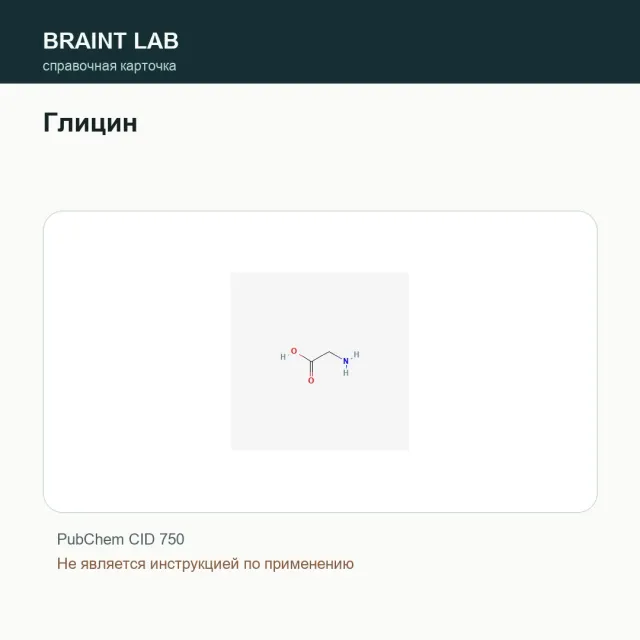 Упаковка Глицин