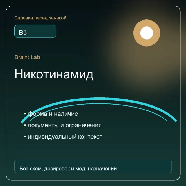 Упаковка Никотинамид