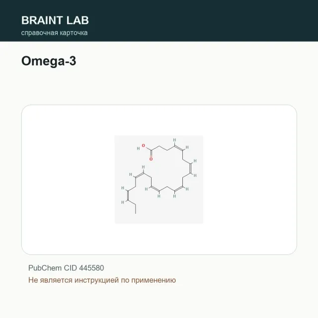 Упаковка Omega-3