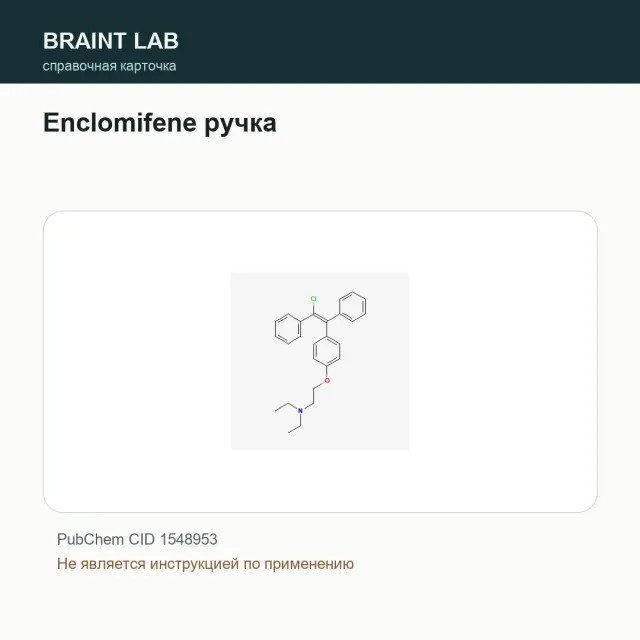 Упаковка Enclomifene ручка
